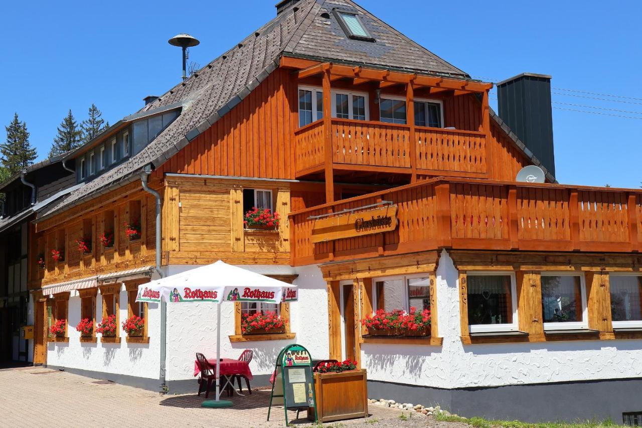 Höhenpension Glashütte Bed&Breakfast Frühstückspension Hotel GARNI Bonndorf im Schwarzwald Exterior foto